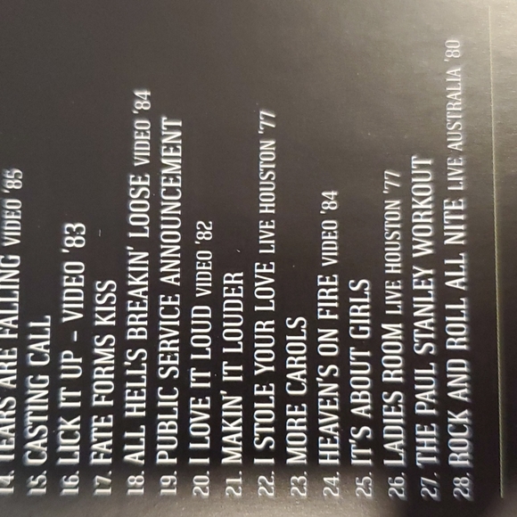 KISS Gold 2004 2 CDs and DVD 'Kiss Exposed' Videos Music KISS ARMY - Picture 15 of 16